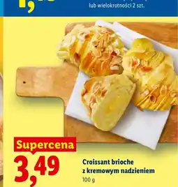 Lidl Croissant brioche z kremowym nadzieniem Piekarnia Lidla oferta