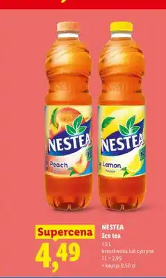 Lidl Herbata mrożona Nestea Ice Tea brzoskwinia oferta