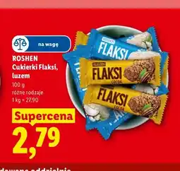 Lidl Cukierki Flaksi luzem Roshen oferta