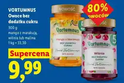 Lidl Owoce bez dodatku cukru wiśnia Vortumnus oferta