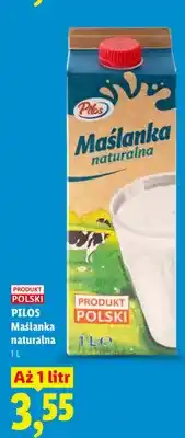 Lidl Maślanka naturalna Pilos oferta