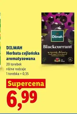 Lidl Herbata cejlońska aromatyzowana Dilmah oferta