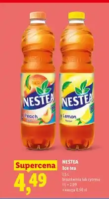 Lidl Ice tea Nestea brzoskwinia oferta