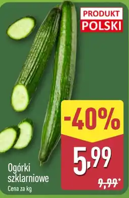 ALDI Ogórki szklarniowe oferta