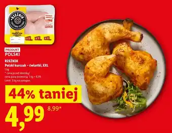 Lidl RZEŹNIK Polski kurczak – ćwiartki, XXL oferta