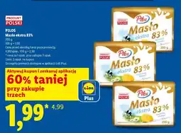 Lidl Masło ekstra 83% oferta