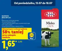 Lidl Mleko UHT 3,2% oferta