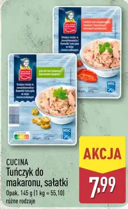 ALDI Tuńczyk do makaronu, sałatki oferta