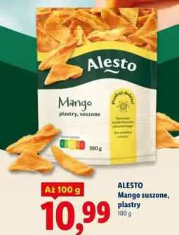 Lidl Alesto Mango suszone, plastry oferta