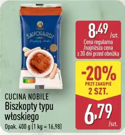 ALDI CUCINA NOBILE Biszkopty typu włoskiego oferta