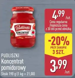 ALDI Pudliszki Koncentrat pomidorowy oferta