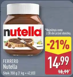 ALDI Nutella oferta