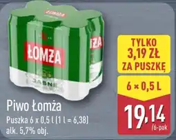 ALDI Piwo Łomża oferta