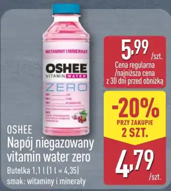 ALDI OSHEE Napój niegazowany vitamin water zero oferta
