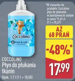 ALDI Coccolino Płyn do płukania tkanin oferta
