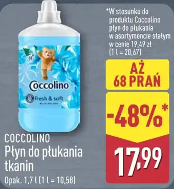 ALDI Coccolino Płyn do płukania tkanin oferta