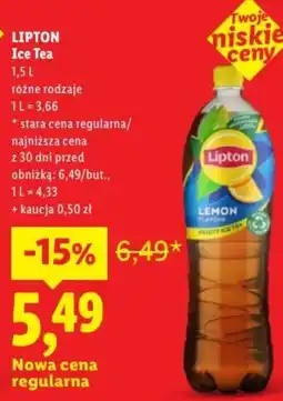 Lidl LIPTON Ice Tea oferta