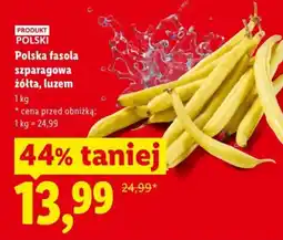 Lidl Polska fasola szparagowa żółta, luzem oferta