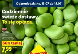 Lidl Polski bób oferta