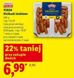 Lidl Kielbaski drobiowe oferta