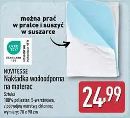 ALDI NOVITESSE Nakładka wodoodporna na materac oferta