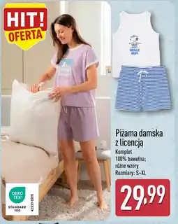 ALDI Pizama damska z licencją oferta