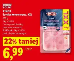 Lidl Szyinka konserwowa oferta