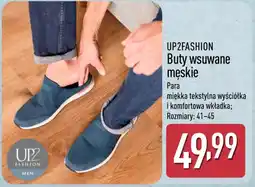 ALDI Buty wsuwane męskie UP2FASHION oferta