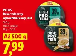 Lidl PILOS Deser mleczny wysokobiałkowy oferta
