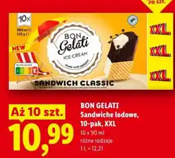 Lidl BON GELATI Sandwichy lodowe oferta