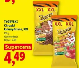 Lidl TYGRYSKI Chrupki kukurydziane oferta