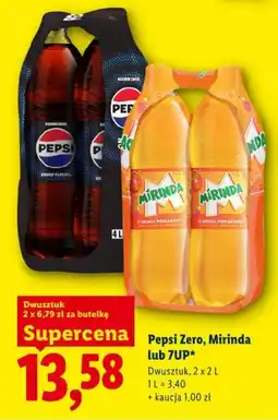 Lidl Pepsi Zero, Mirinda lub 7UP oferta