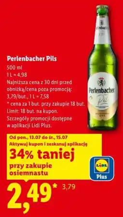 Lidl Perlenbacher Pils oferta