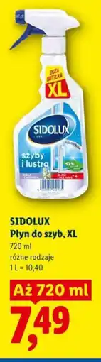 Lidl SIDOLUX Płyn do szyb oferta