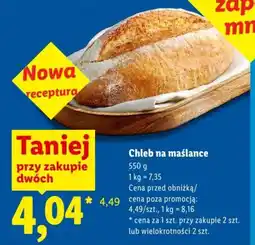 Lidl Chleb na maślance oferta