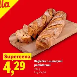 Lidl Bagietka z suszonymi pomidorami oferta