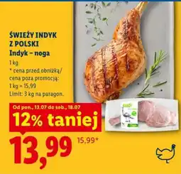 Lidl Świeży Indyk z Polski oferta