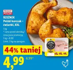 Lidl RZEŹNIK Polski kurczak - ćwiartki, XXL oferta