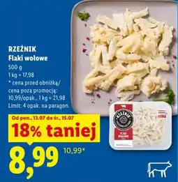 Lidl Flaki wołowe oferta