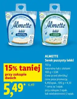 Lidl Almette Serek puszysty lekki oferta