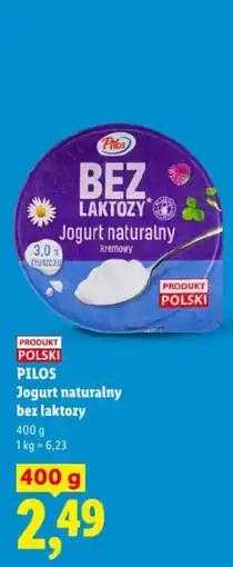 Lidl PIILOS Jogurt naturalny bez laktozy oferta