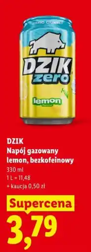 Lidl DZIK zero lemon oferta