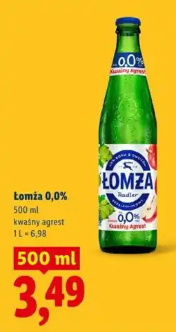 Lidl Łomża Radler Kwaśny Agrest oferta