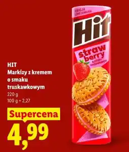 Lidl HIT Markizy z kremem o smaku truskawkowym oferta