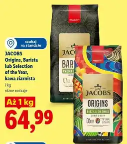 Lidl JACOBS Origins, Barista lub Selection of the Year, kawa ziarnista oferta