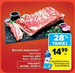 Carrefour Boczek wieprzowy oferta