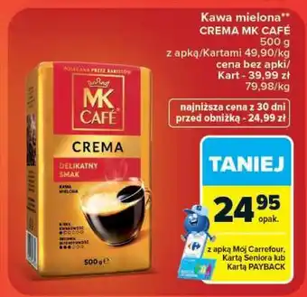 Carrefour CREMA MK CAFÉ oferta