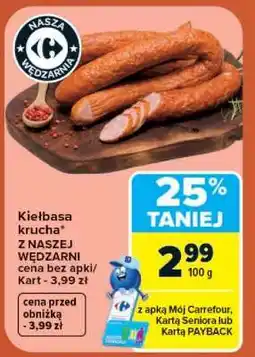 Carrefour Kiełbasa Krucha oferta