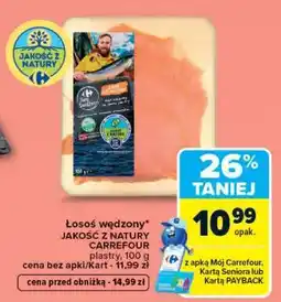 Carrefour łosoś wędzony oferta