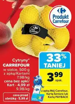 Carrefour Cytryny Carrefour oferta